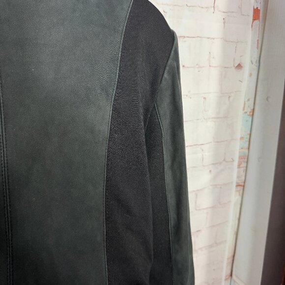 Lucky Brand Denim Standard Jacket Leather outside - Picture 4 of 10